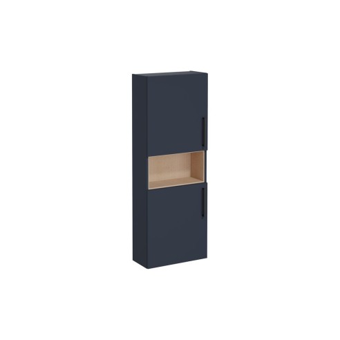 VitrA Root Flat 55cm 2 Door Semi-Tall Unit (LH Hinge) - Matt