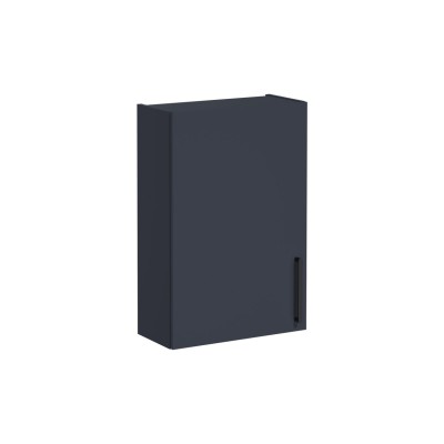 VitrA Root Flat 60cm 1 Door Upper/Wall Unit (LH Hinge) - Mat