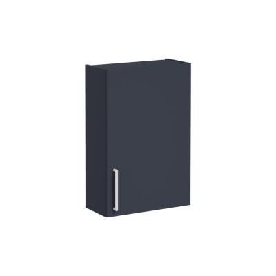 VitrA Root Flat 60cm 1 Door Upper/Wall Unit (RH Hinge) - Mat