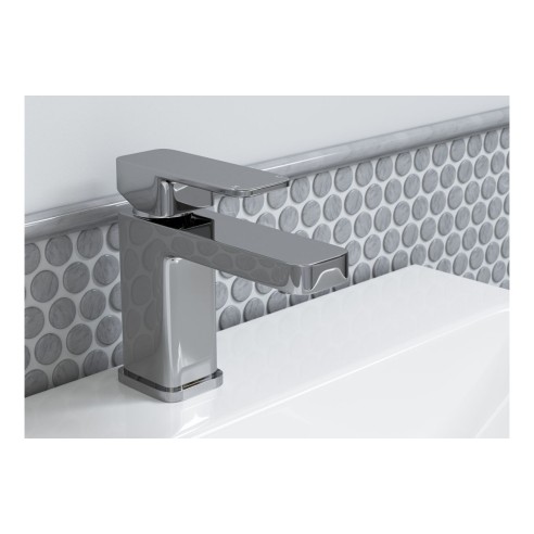 Saphire Basin Mixer & Waste - Chrome | Bathroom Taps | Bathr