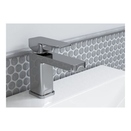 Saphire Cloakroom Basin Mixer & Waste - Chrome | Bathroom Ta