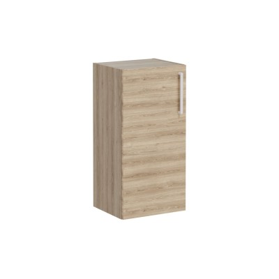 VitrA Root Flat 40cm 1 Door Lower/Base Unit (LH Hinge) - Nat