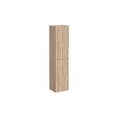 VitrA Root Flat 40cm 2 Door Tall Unit (LH Hinge) - Natural O