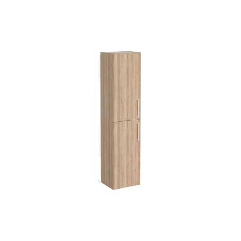 VitrA Root Flat 40cm 2 Door Tall Unit (LH Hinge) - Natural O