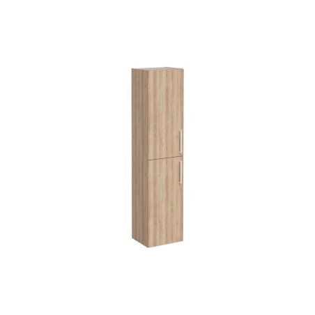 VitrA Root Flat 40cm 2 Door Tall Unit (LH Hinge) - Natural O