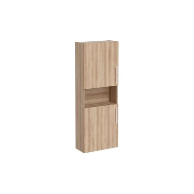 VitrA Root Flat 55cm 2 Door Semi-Tall Unit (LH Hinge) - Natu