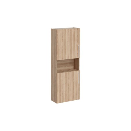 VitrA Root Flat 55cm 2 Door Semi-Tall Unit (LH Hinge) - Natu