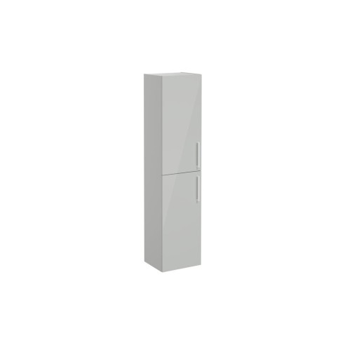 VitrA Root Flat 40cm 2 Door Tall Unit (LH Hinge) - Shiny Pea
