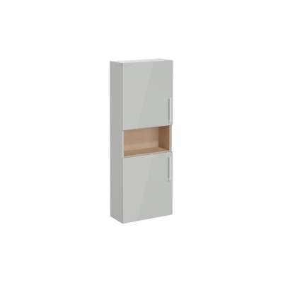 VitrA Root Flat 55cm 2 Door Semi-Tall Unit (LH Hinge) - Shin