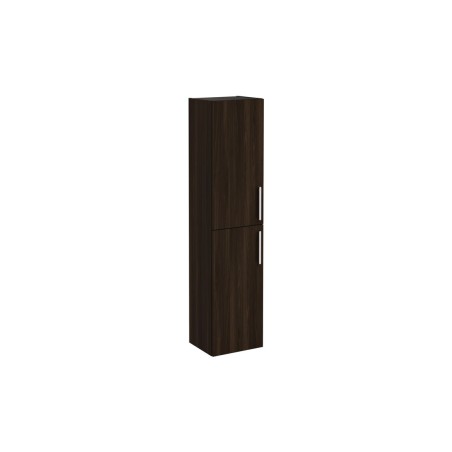 VitrA Root Flat 40cm 2 Door Tall Unit (LH Hinge) - Walnut |