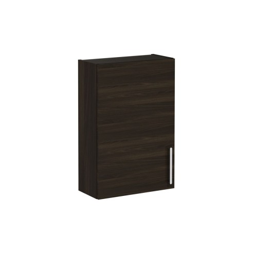 VitrA Root Flat 60cm 1 Door Upper/Wall Unit (LH Hinge) - Wal