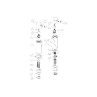 Opal Bath Filler - Chrome | Bathroom Taps | BathroomKing 2