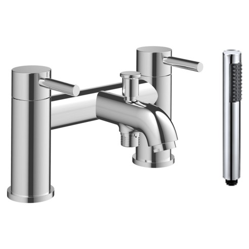 Opal Bath/Shower Mixer & Bracket - Chrome | Bathroom Taps |