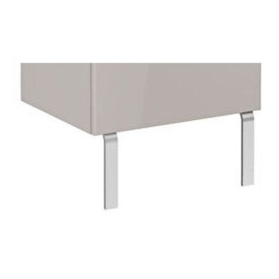 VitrA Root Flat Leg Set for 2/4 Drawer Units - Chrome | Stor