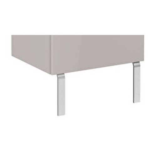 VitrA Root Flat Leg Set for 2/4 Drawer Units - Chrome | Stor