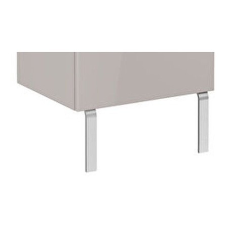 VitrA Root Flat Leg Set for 2/4 Drawer Units - Chrome | Stor