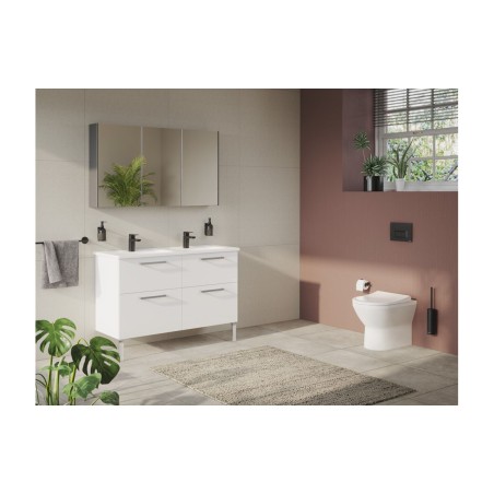 VitrA Root Flat Leg Set for 2/4 Drawer Units - Chrome | Stor