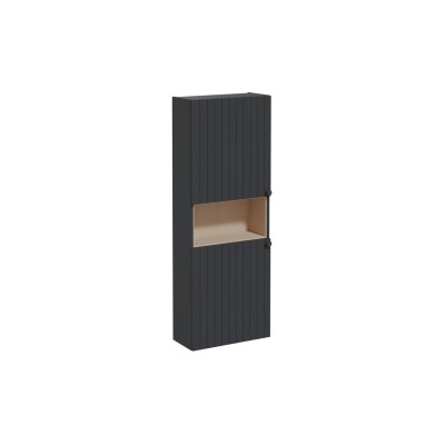 VitrA Root Groove 55cm 2 Door Semi-Tall Unit (LH Hinge) - Ma