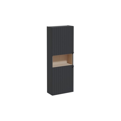 VitrA Root Groove 55cm 2 Door Semi-Tall Unit (LH Hinge) - Ma