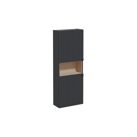 VitrA Root Groove 55cm 2 Door Semi-Tall Unit (LH Hinge) - Ma