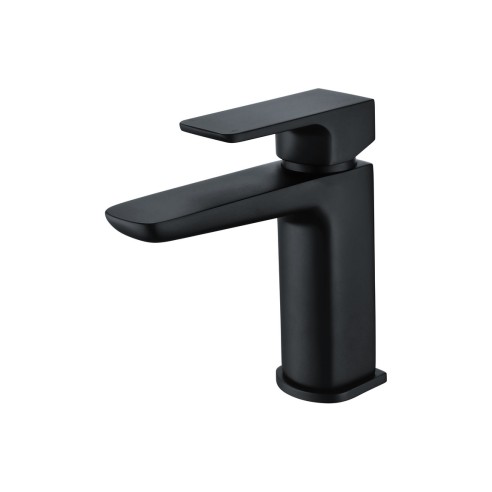 Azurite Basin Mixer & Waste - Matt Black | Bathroom Taps | B