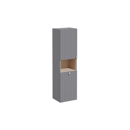 VitrA Root Groove 40cm 2 Door Semi-Tall Unit w/Laundry Baske