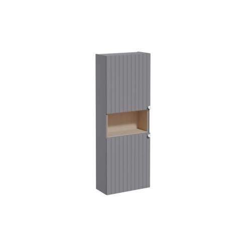 VitrA Root Groove 55cm 2 Door Semi-Tall Unit (LH Hinge) - Ma