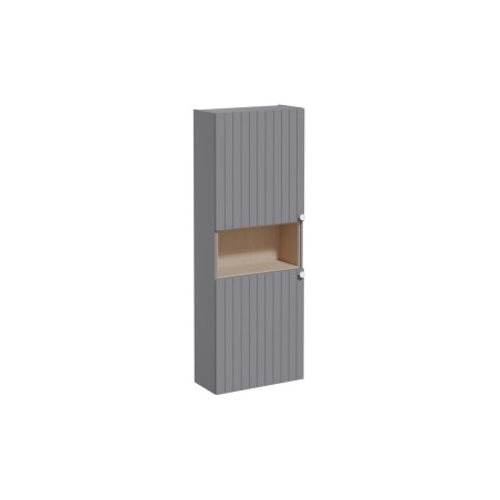 VitrA Root Groove 55cm 2 Door Semi-Tall Unit (LH Hinge) - Ma