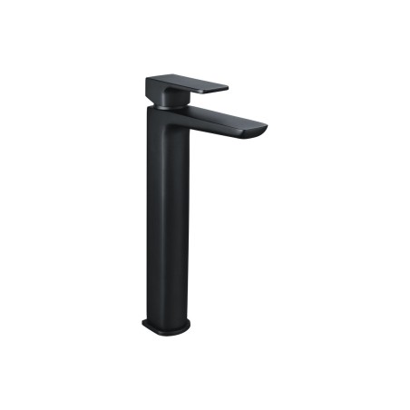 Azurite Tall Basin Mixer - Matt Black | Bathroom Taps | Bath