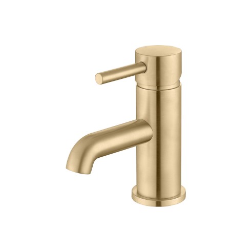 Opal Basin Mixer & Waste - Brushed Brass | Bathroom Taps | B