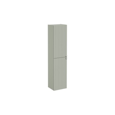 VitrA Root Groove 40cm 2 Door Tall Unit (LH Hinge) - Matt Re