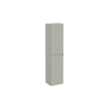 VitrA Root Groove 40cm 2 Door Tall Unit (LH Hinge) - Matt Re