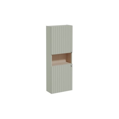 VitrA Root Groove 55cm 2 Door Semi-Tall Unit (LH Hinge) - Ma