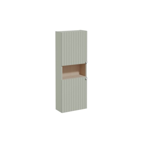 VitrA Root Groove 55cm 2 Door Semi-Tall Unit (LH Hinge) - Ma
