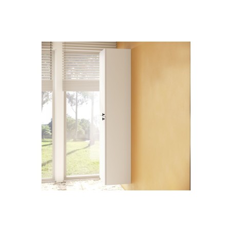 VitrA Root Groove 40cm 2 Door Tall Unit (LH Hinge) - Matt Wh
