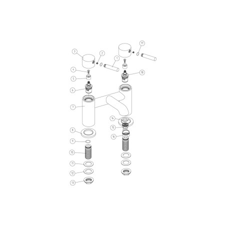 Opal Bath Filler - Brushed Brass | Bathroom Taps | BathroomK