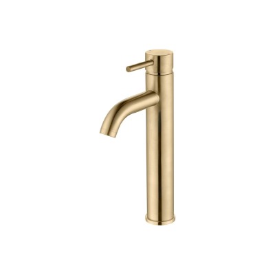 Opal Tall Basin Mixer - Brushed Brass | Bathroom Taps | Bath