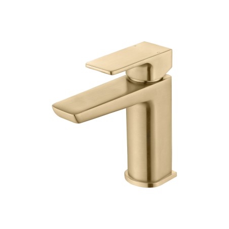 Azurite Basin Mixer & Waste - Brushed Brass | Bathroom Taps