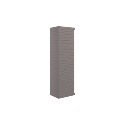Aveiro 350mm Wall Hung 1 Door Tall Unit - Matt Taupe | Tall