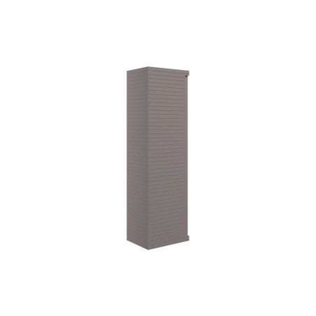 Aveiro 350mm Wall Hung 1 Door Tall Unit - Matt Taupe | Tall