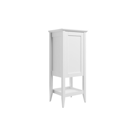 Diaz 470mm Floor Standing 1 Door Midi Boy Unit - Matt White