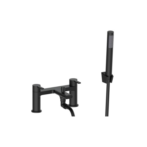 Iolite Bath/Shower Mixer - Matt Black | Bathroom Taps | Bath