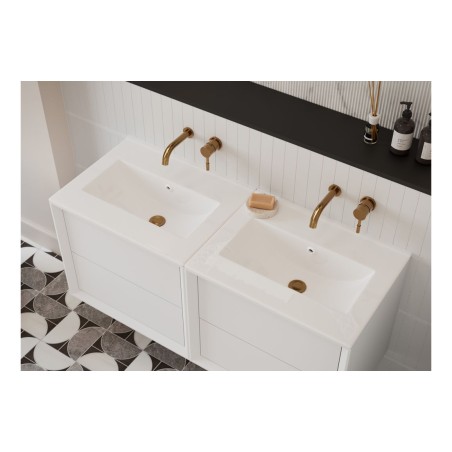 Porto Set of Two Legs - Matt White | Storage Units | Bathroo