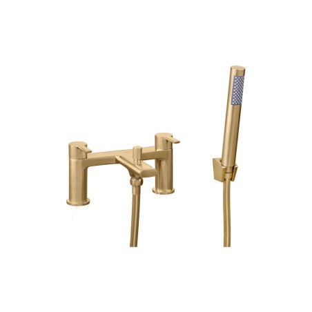 Iolite Bath/Shower Mixer - Brushed Brass | Bathroom Taps | B