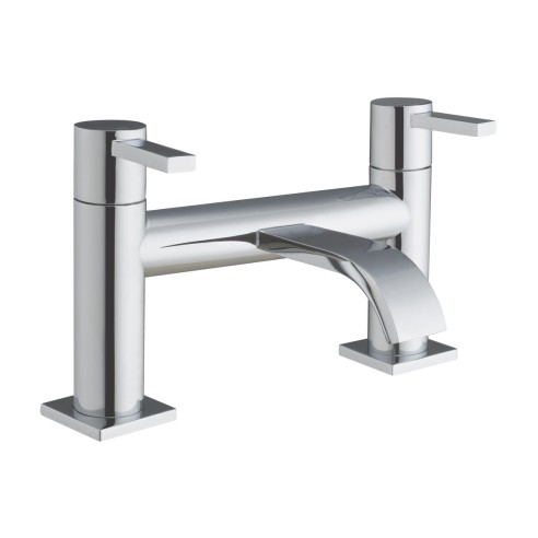 Forio Bath Filler - Chrome | Bathroom Taps | BathroomKing