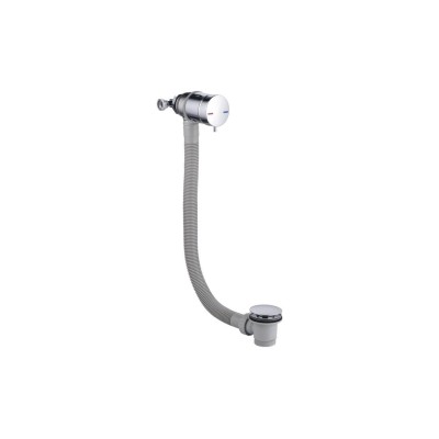 Bath Overflow Filler w/Integrated Valve - Chrome | Bathroom 2