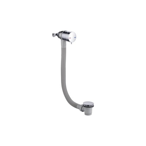 Bath Overflow Filler w/Integrated Valve - Chrome | Bathroom