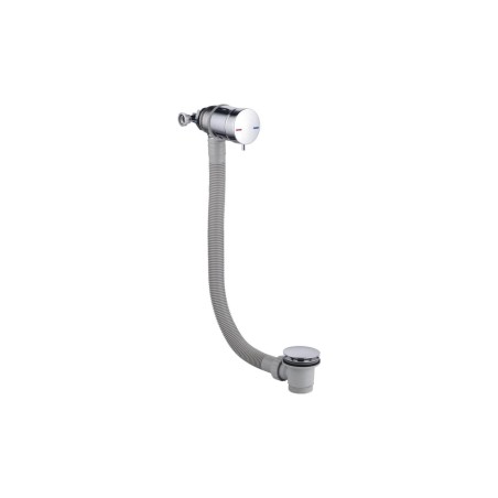 Bath Overflow Filler w/Integrated Valve - Chrome | Bathroom