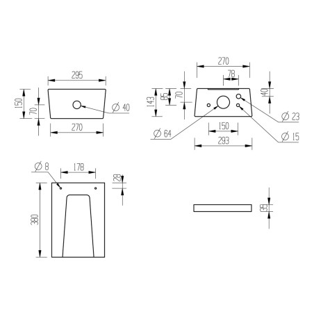 Avilla Close Coupled WC & Soft Close Seat | Toilet Seats | B