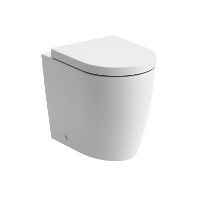 Cadiz Rimless Back To Wall WC & Soft Close Seat | Toilet Sea